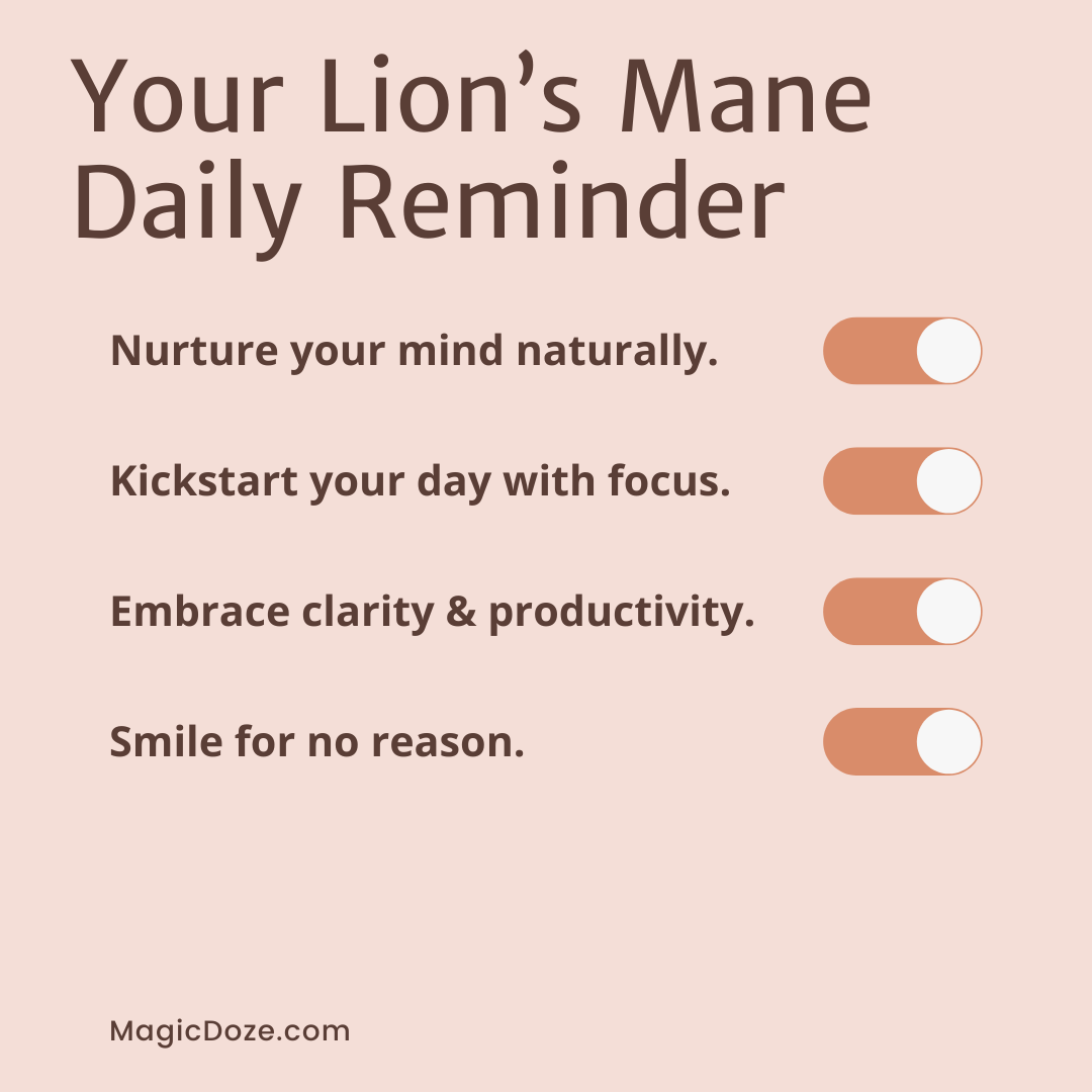 Lion's Mane Capsules - Brain Food by Magic Doze™
