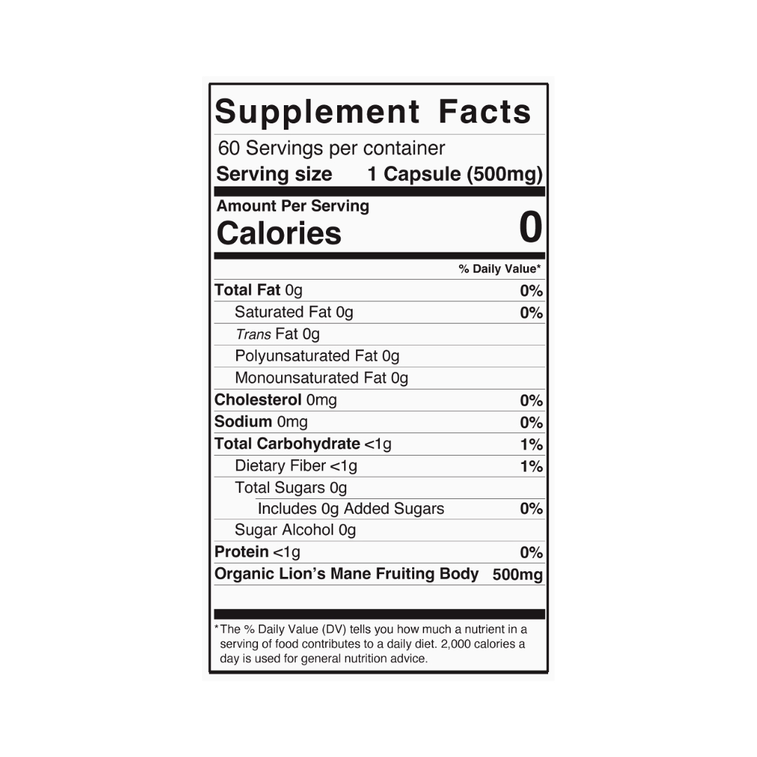 Lion's Mane Capsules - Brain Food by Magic Doze™