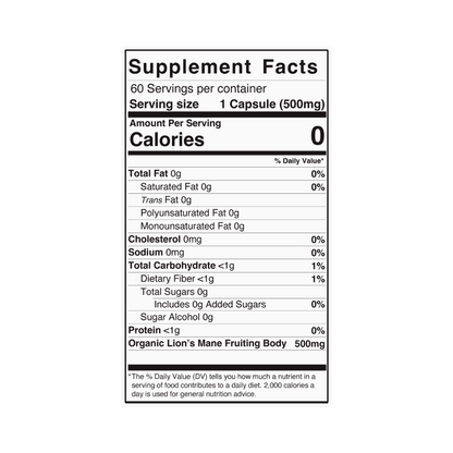 Lion's Mane Capsules - Brain Food by Magic Doze™