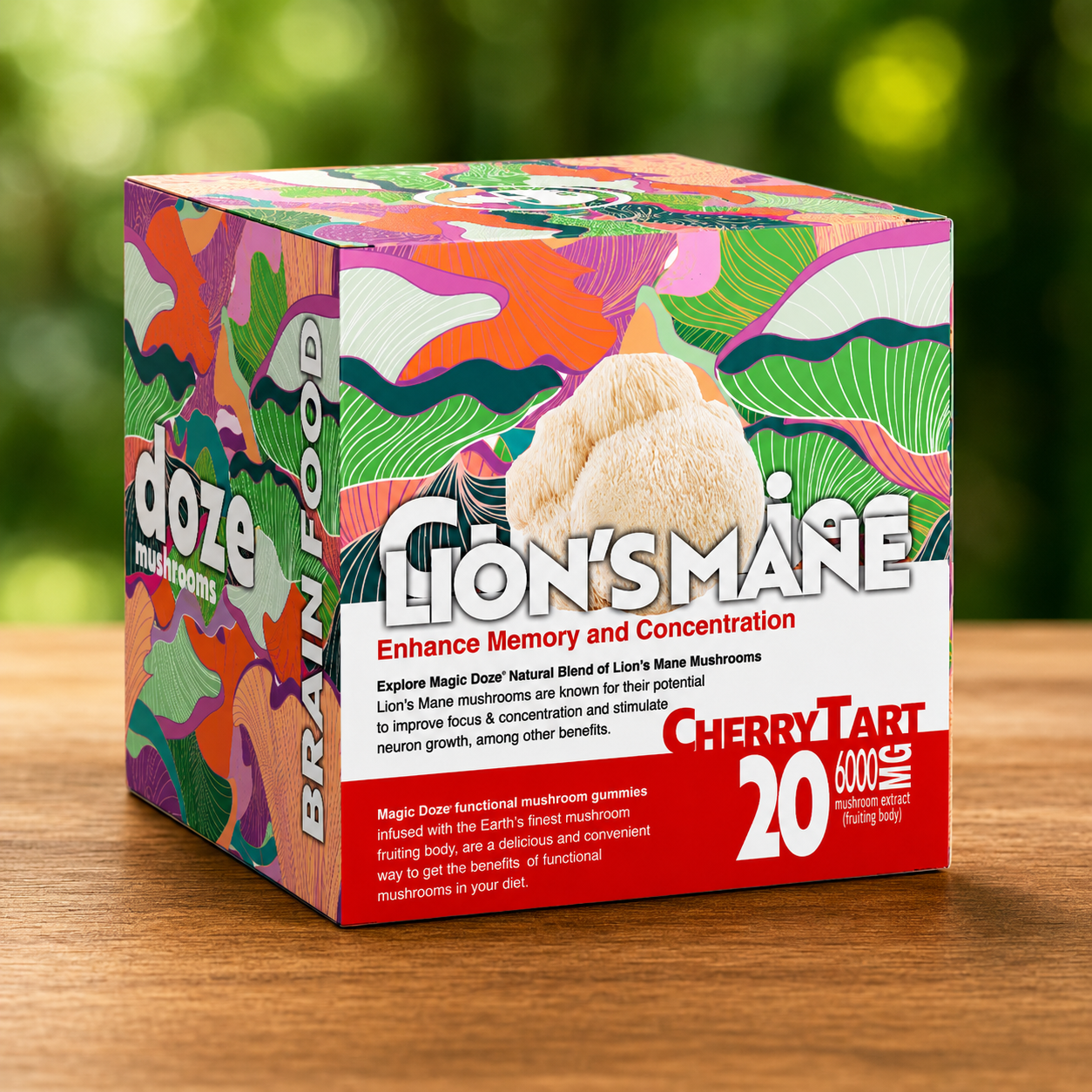 Lions Mane Brain Food Mushroom Gummies