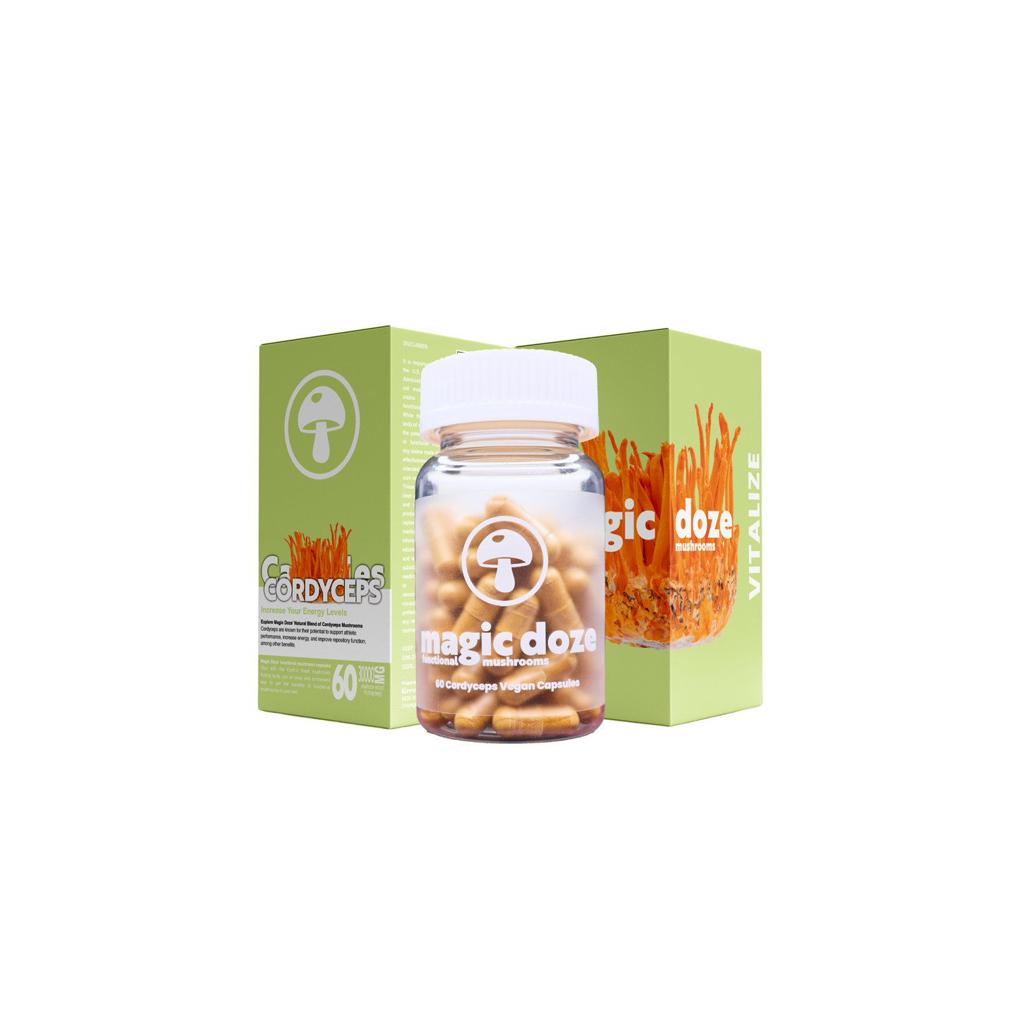 Cordyceps Mushroom Capsules - Vitalize