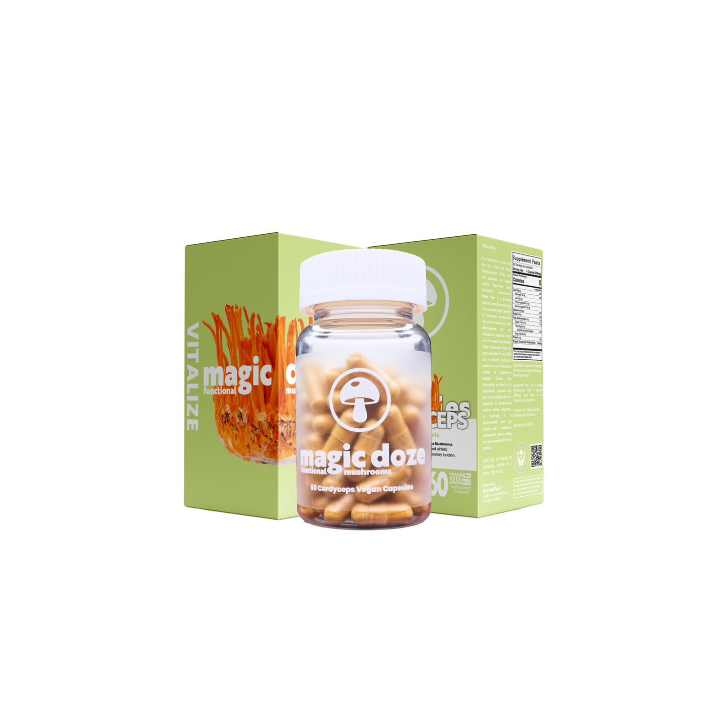 Cordyceps Mushroom Capsules - Vitalize