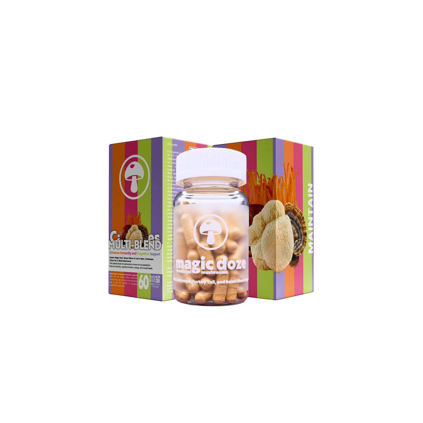 Multi-Blend Mushroom Capsules - Maintain